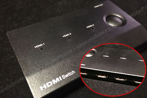 TVの端子増設！「リモコン付 HDMI切替器 1」
