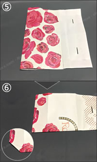 紙袋でできる「紙財布の簡単な作り方」手順 3