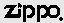 ZIPPOのロゴ刻印（オリジナル字体）
